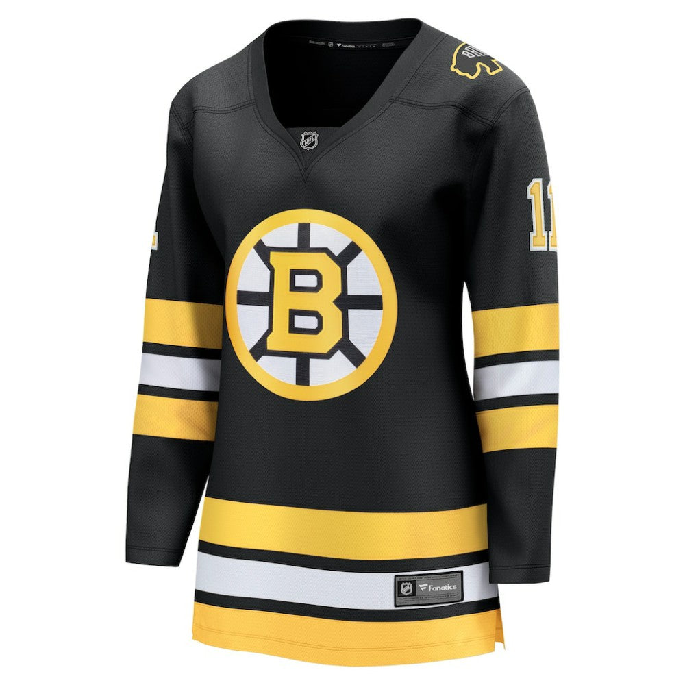 NHL Black Casey Mittelstadt Boston Bruins Fanatics Women's Home Breakaway Player Jersey
