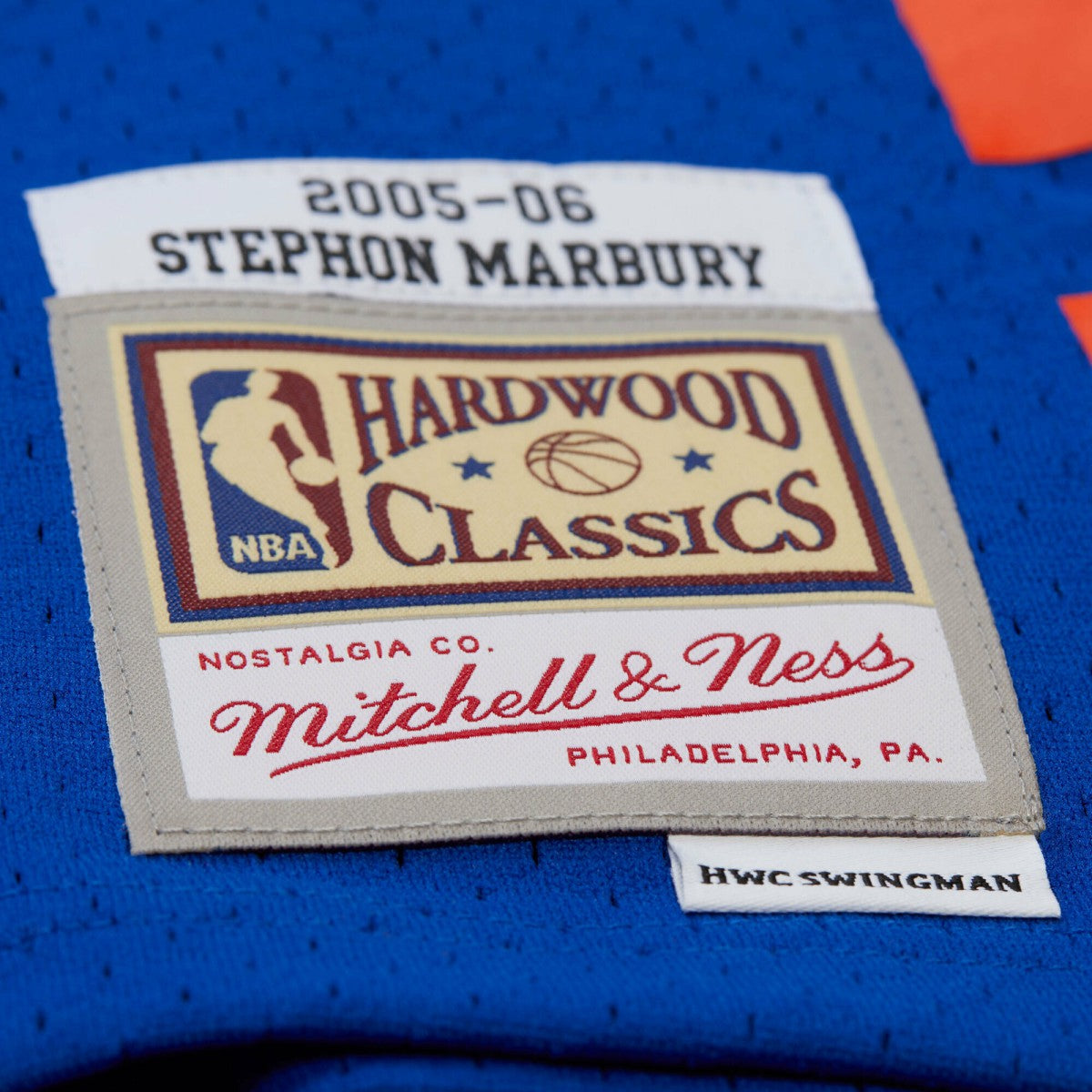 NBA Stephon Marbury New York Knicks 2005/06 Hardwood Classics Swingman Jersey