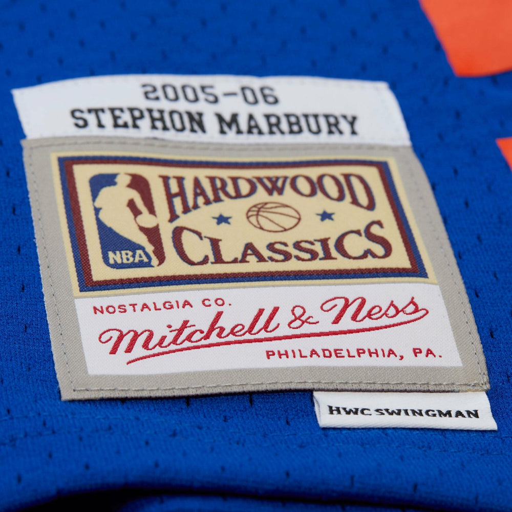 NBA Stephon Marbury New York Knicks 2005/06 Hardwood Classics Swingman Jersey