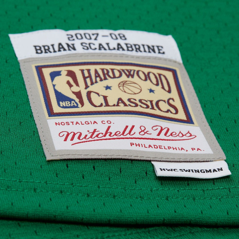 NBA Brian Scalabrine Boston Celtics 2007/08 Hardwood Classics Swingman Jersey