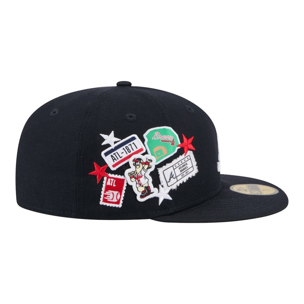 MLB Atlanta Braves New Era City Patch 59FIFTY Fitted Hat