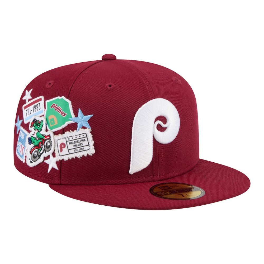 MLB Philadelphia Phillies New Era City Patch 59FIFTY Fitted Hat