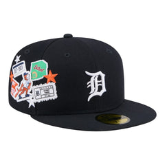 MLB Detroit Tigers New Era City Patch 59FIFTY Fitted Hat