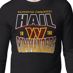 Starter Comic Style Slogan Long Sleeve T-Shirt - Washington Commanders