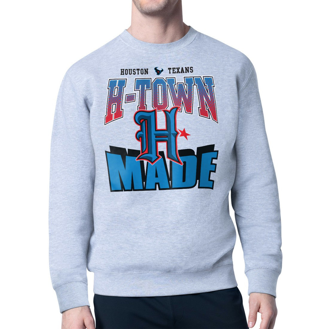 Starter Comic Style Sweatshirt - Houston Texans