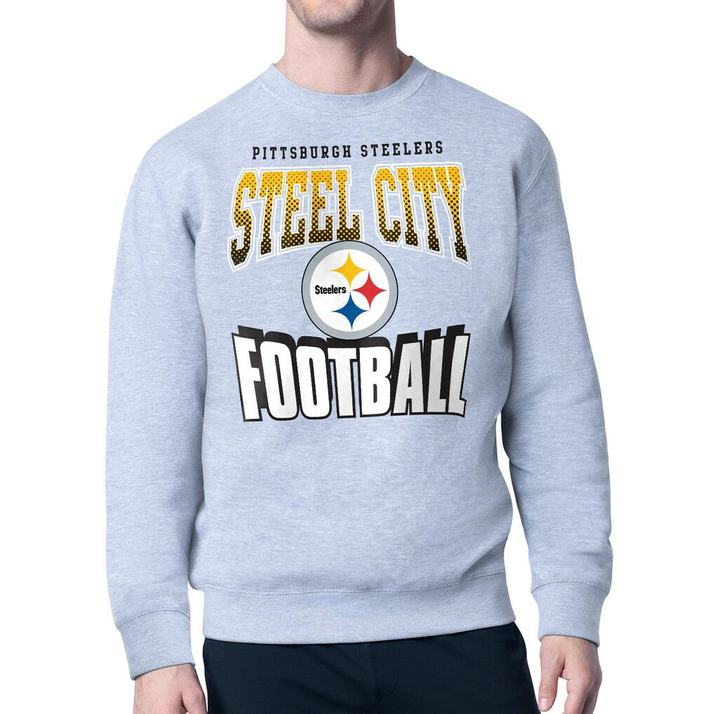 Starter Comic Style Sweatshirt - Pittsburgh Steelers