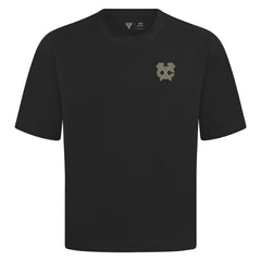 NHL Black Chicago Blackhawks Levelwear Copper Oversized Luxe Signature Knit T-Shirt