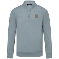 NHL Gray New York Rangers Levelwear Copper Upright Quarter-Zip Pullover