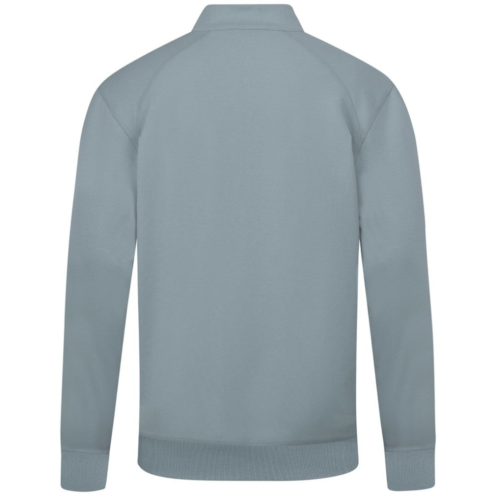 NHL Gray New York Rangers Levelwear Copper Upright Quarter-Zip Pullover