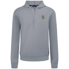 NHL Gray Seattle Kraken Levelwear Technic Quarter-Zip Pullover Hoodie
