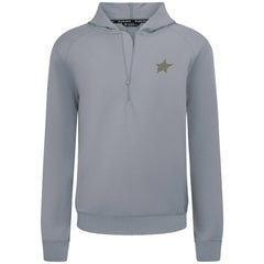 NHL Gray Dallas Stars Levelwear Technic Quarter-Zip Pullover Hoodie