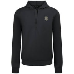NHL Black Seattle Kraken Levelwear Technic Quarter-Zip Pullover Hoodie