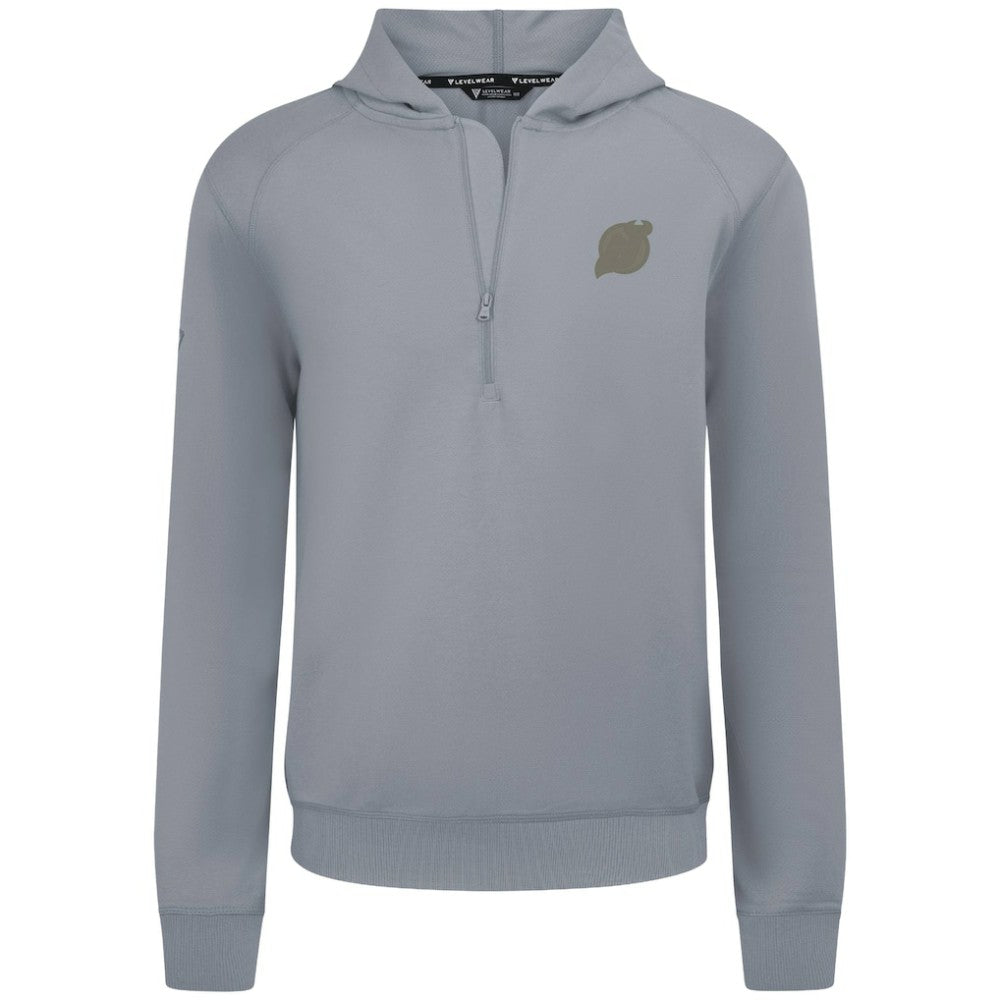 NHL Gray New Jersey Devils Levelwear Technic Quarter-Zip Pullover Hoodie