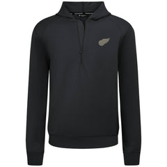 NHL Black Detroit Red Wings Levelwear Technic Quarter-Zip Pullover Hoodie