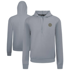 NHL Gray Boston Bruins Levelwear Technic Quarter-Zip Pullover Hoodie