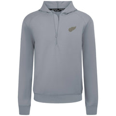 NHL Gray Detroit Red Wings Levelwear Technic Quarter-Zip Pullover Hoodie
