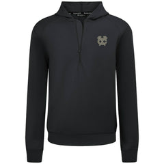 NHL Black Chicago Blackhawks Levelwear Technic Quarter-Zip Pullover Hoodie