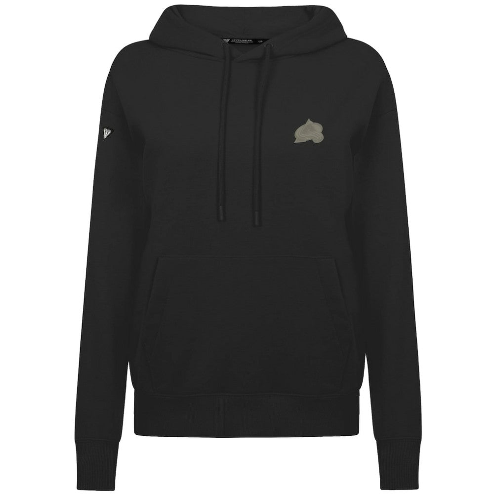 NHL Black Colorado Avalanche Levelwear Women's Adorn Copper Hoodie