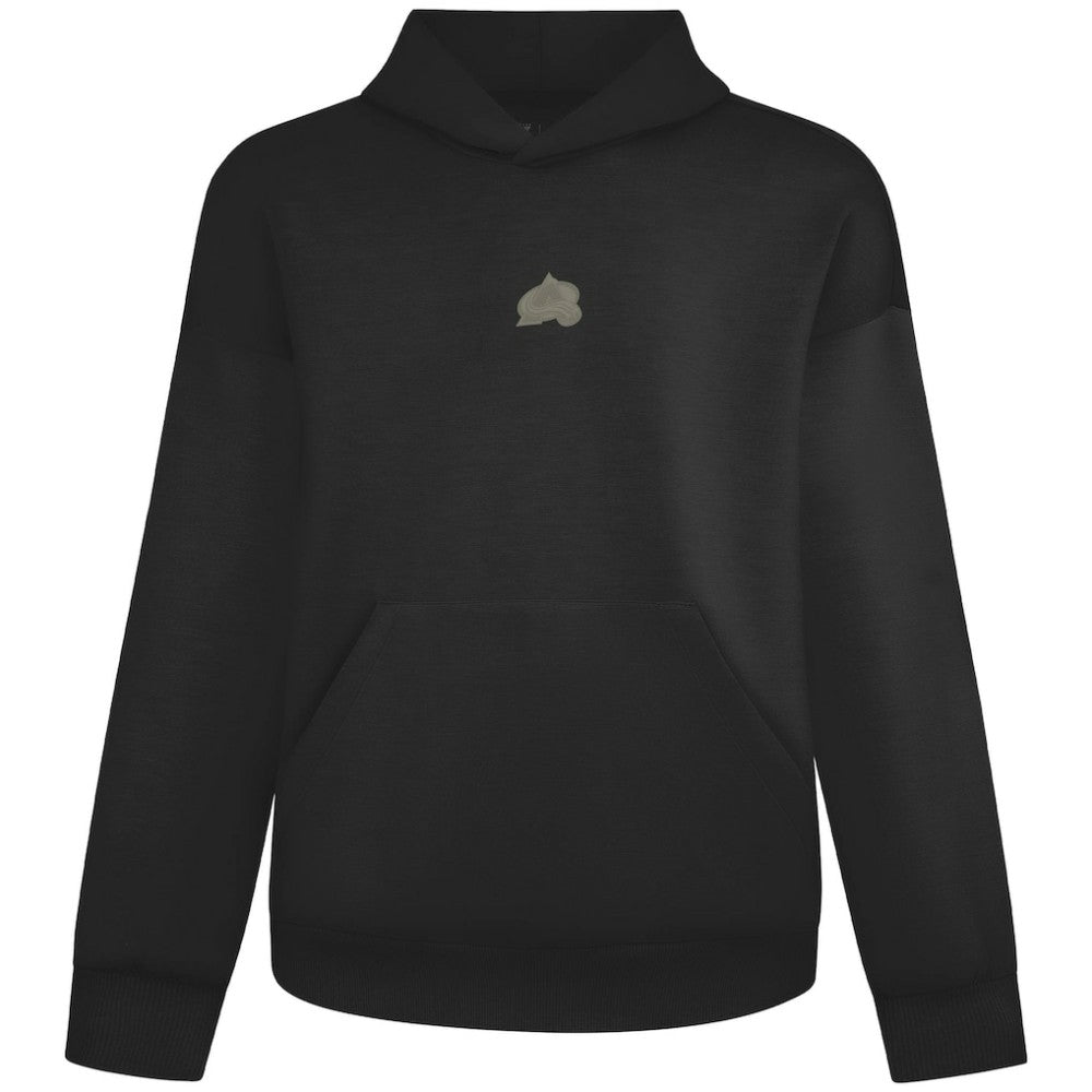 NHL Black Colorado Avalanche Levelwear Luxe Signature Copper Hoodie