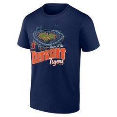 MLB Detroit Tigers Navy Home Stadium T-Shirt