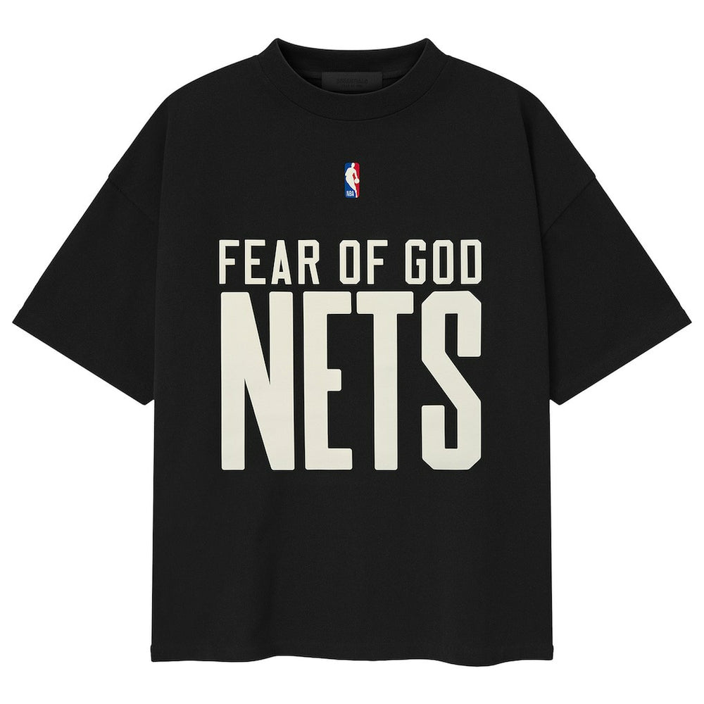 NBA Brooklyn Nets Fear of God x NBA Classic Fit T-Shirt