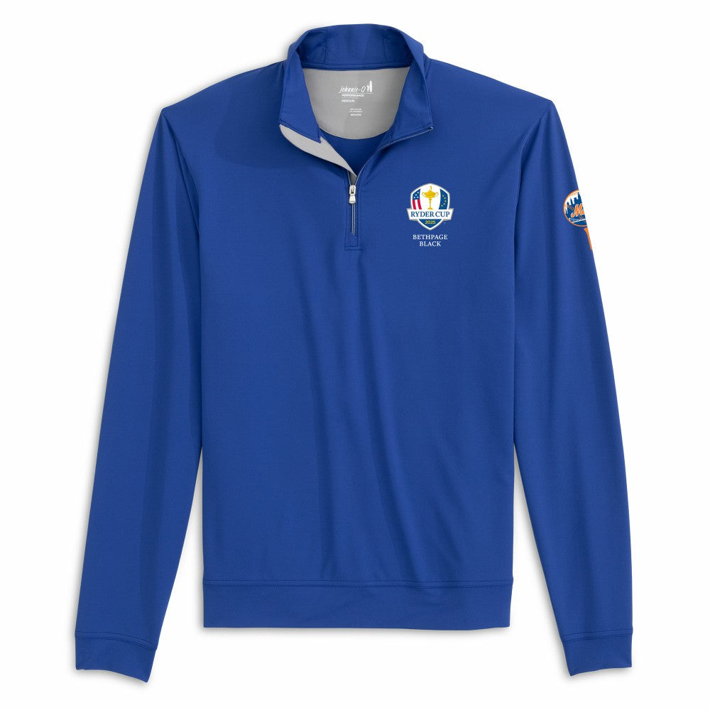 MLB New York Mets johnnie-O 2025 Ryder Cup Motion Performance Quarter-Zip Pullover