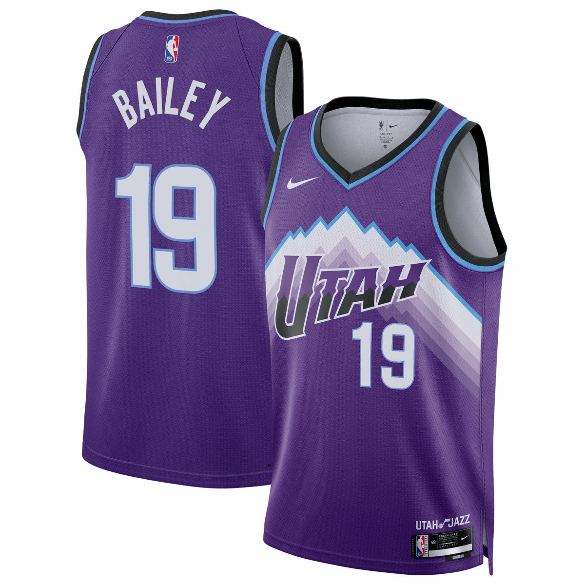 NBA Ace Bailey Utah Jazz Unisex Swingman Jersey