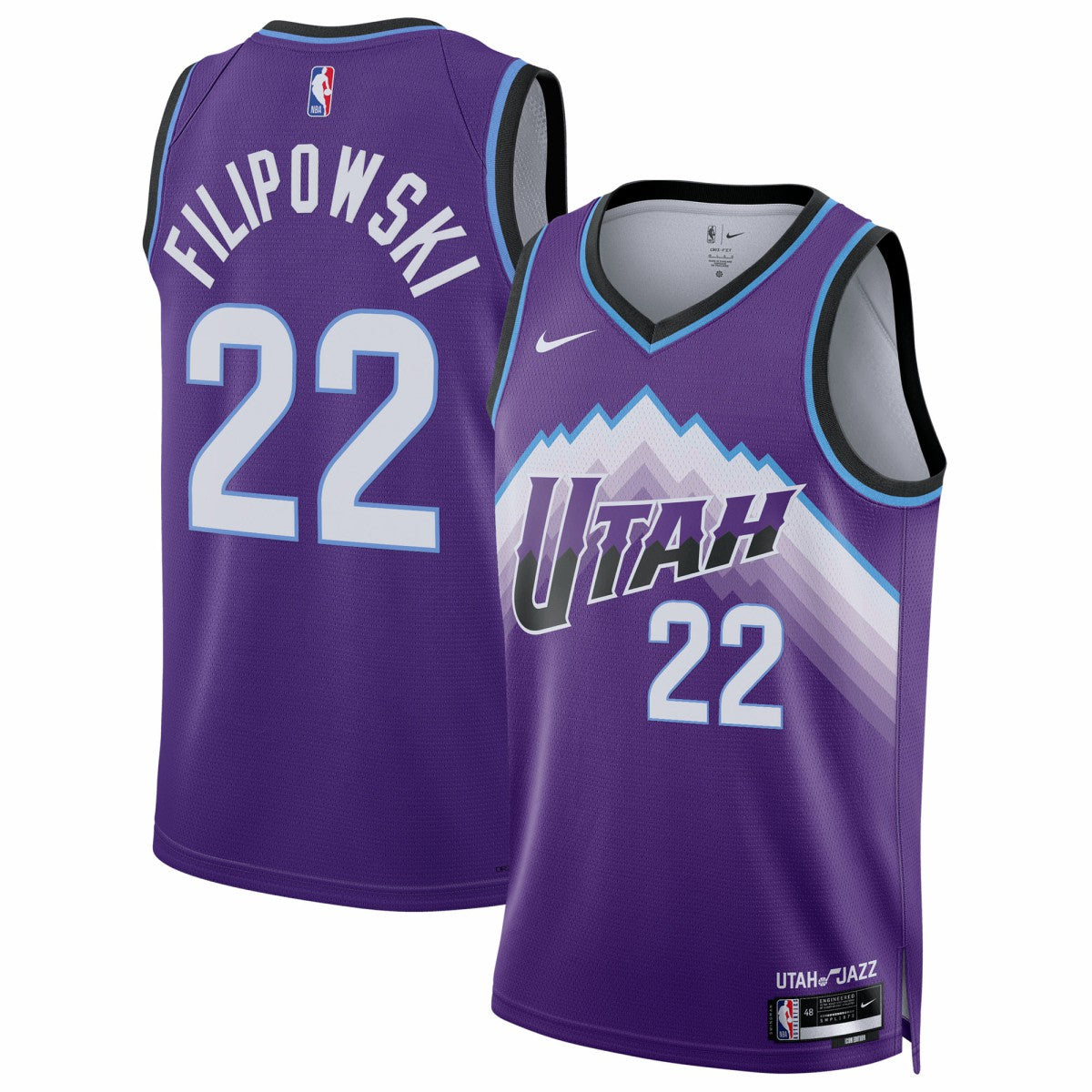 NBA Kyle Filipowski Utah Jazz Unisex Swingman Jersey