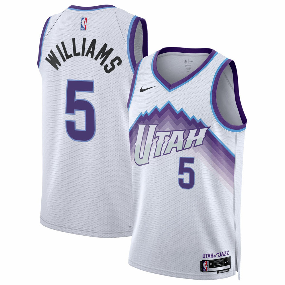 NBA Cody Williams Utah Jazz Unisex Swingman Jersey