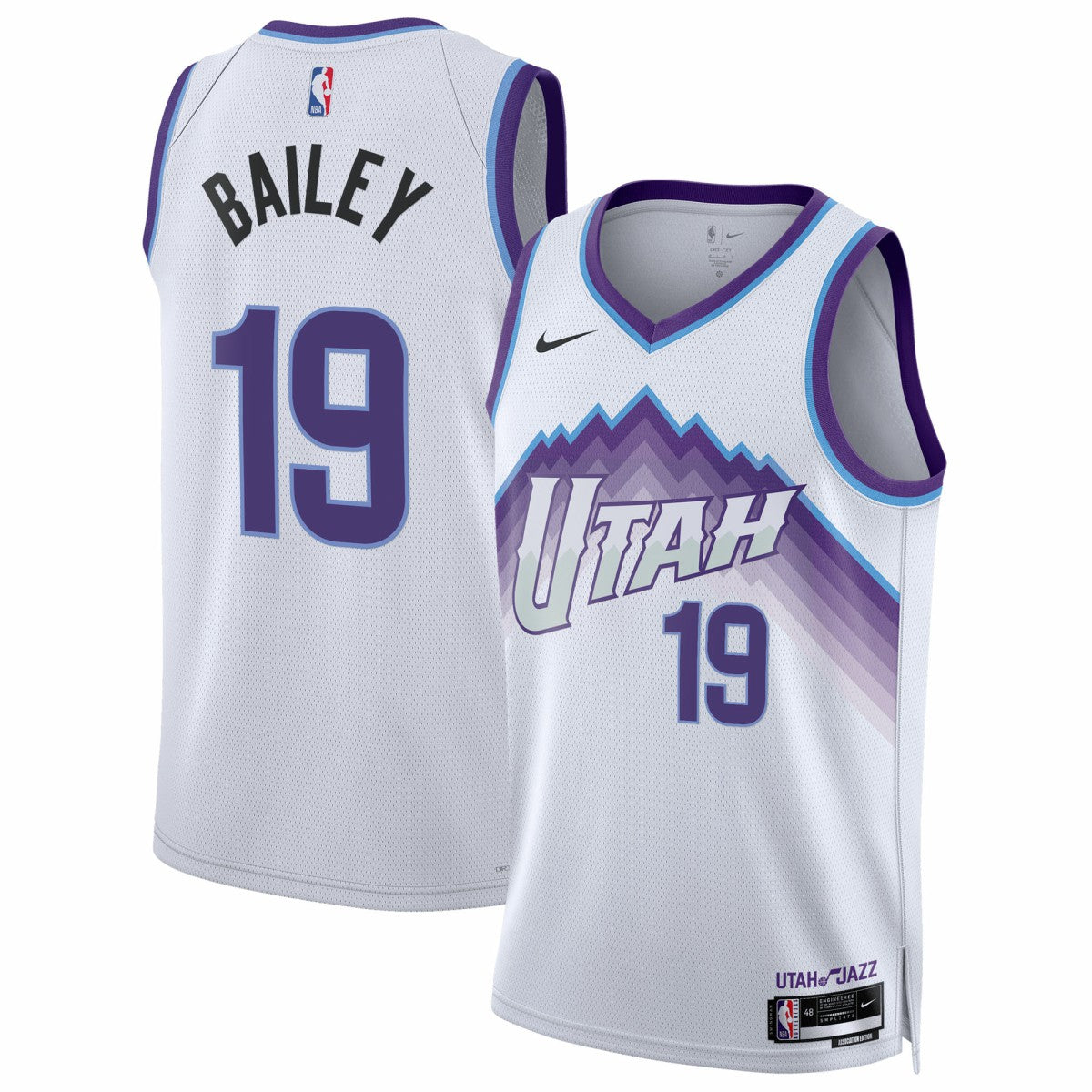 NBA Ace Bailey Utah Jazz Unisex Swingman Jersey