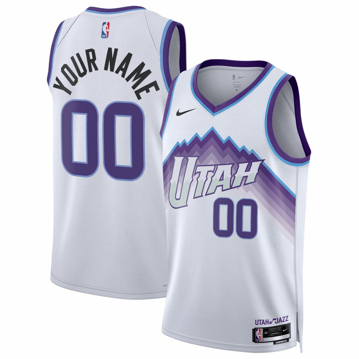 NBA Utah Jazz Unisex Swingman Custom Jersey