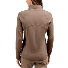 MLB Detroit Tigers Cutter & Buck Women's Adapt Eco Knit Stretch Half-Zip Pullover