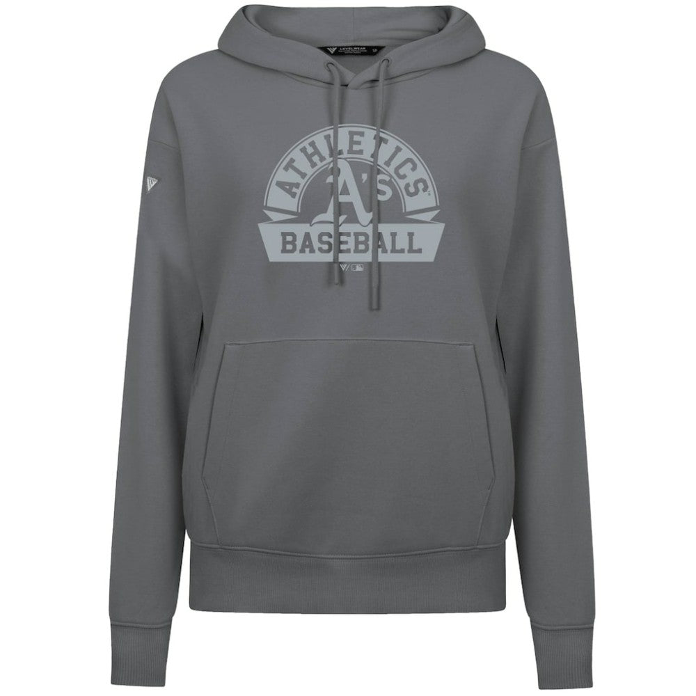 MLB Athletics Levelwear Women's Adorn Banner Arch Hoodie