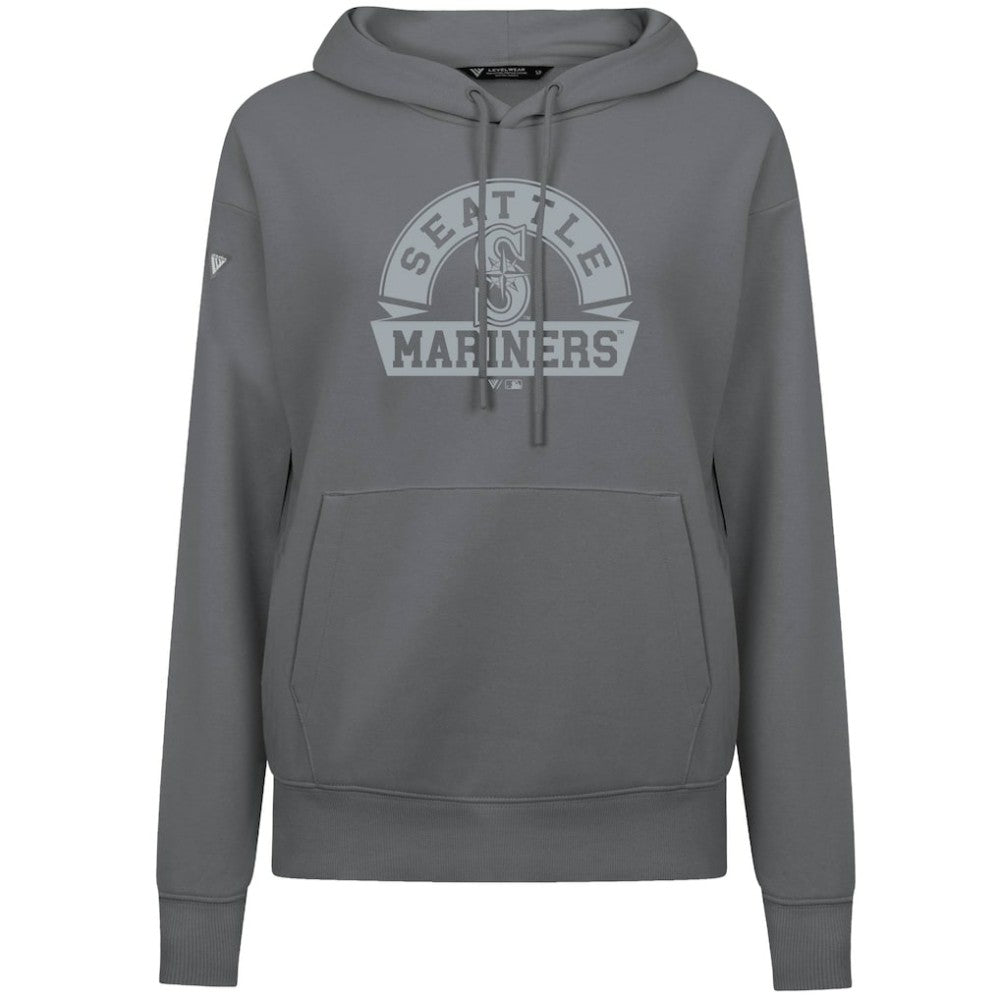 MLB Seattle Mariners Levelwear Women's Adorn Banner Arch Hoodie