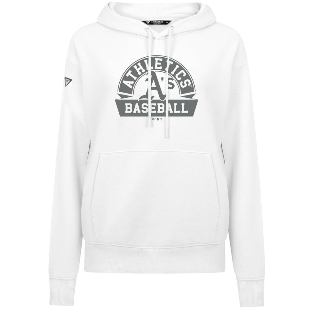MLB Athletics Levelwear Women's Adorn Banner Arch Hoodie