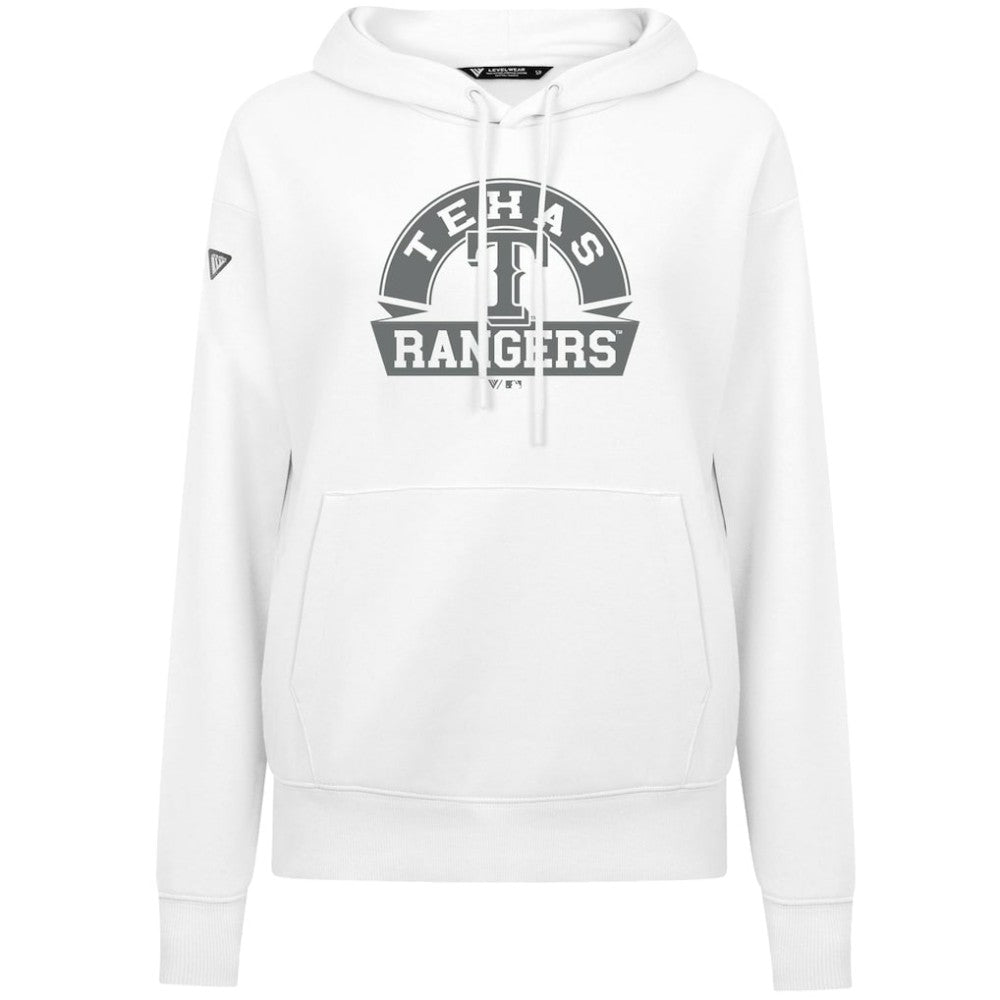 MLB Texas Rangers Levelwear Women's Adorn Banner Arch Hoodie