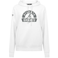 MLB Atlanta Braves Levelwear Women's Adorn Banner Arch Hoodie