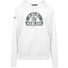 MLB Miami Marlins Levelwear Women's Adorn Banner Arch Hoodie