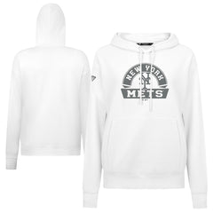 MLB New York Mets Levelwear Women's Adorn Banner Arch Hoodie