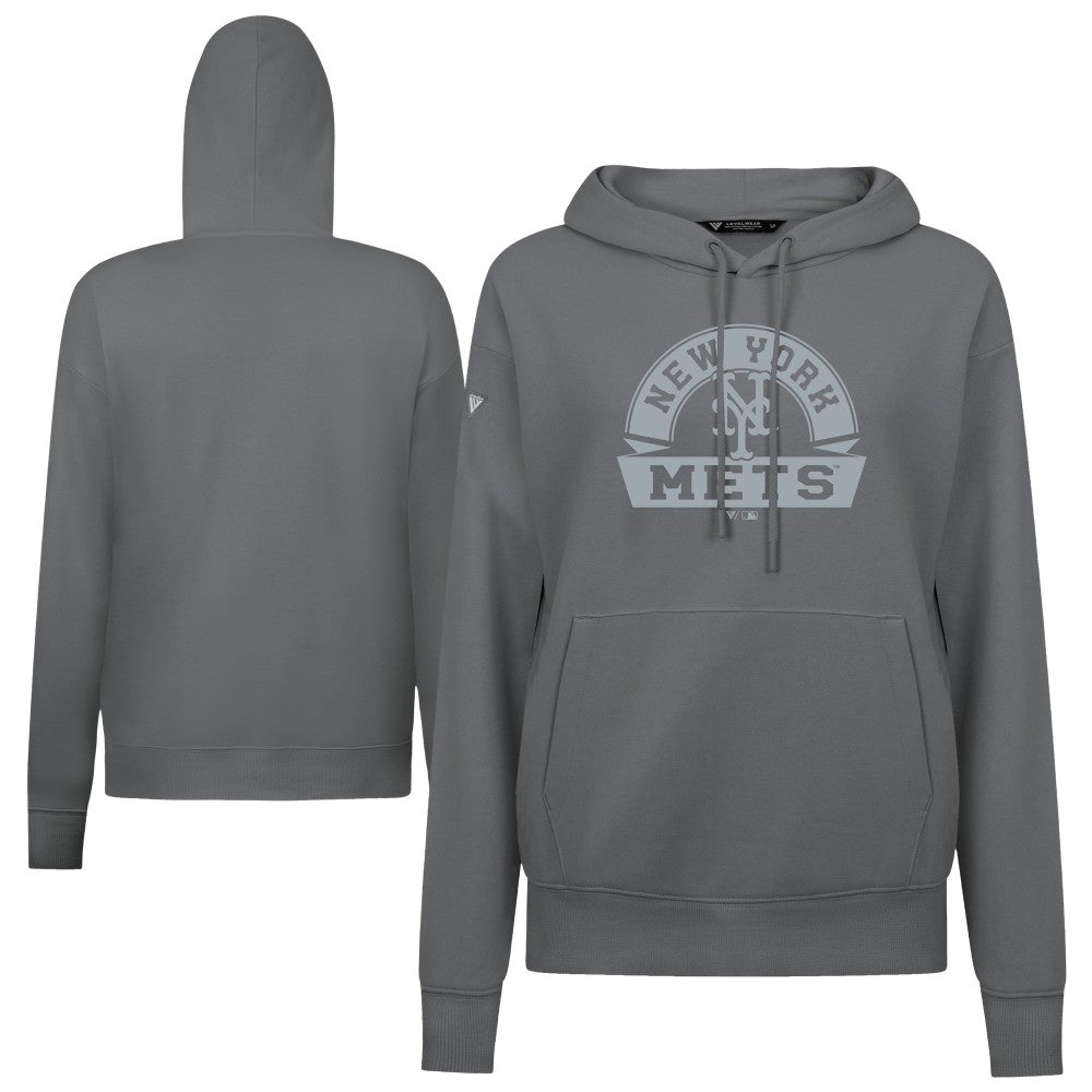 MLB New York Mets Levelwear Women's Adorn Banner Arch Hoodie