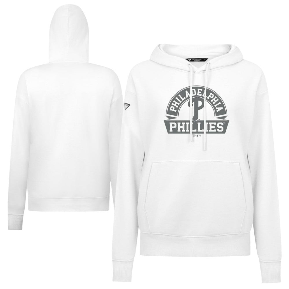 MLB Philadelphia Phillies Levelwear Women's Adorn Banner Arch Hoodie