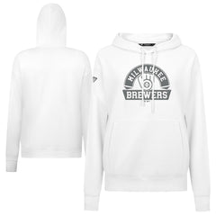 MLB Milwaukee Brewers Levelwear Women's Adorn Banner Arch Hoodie