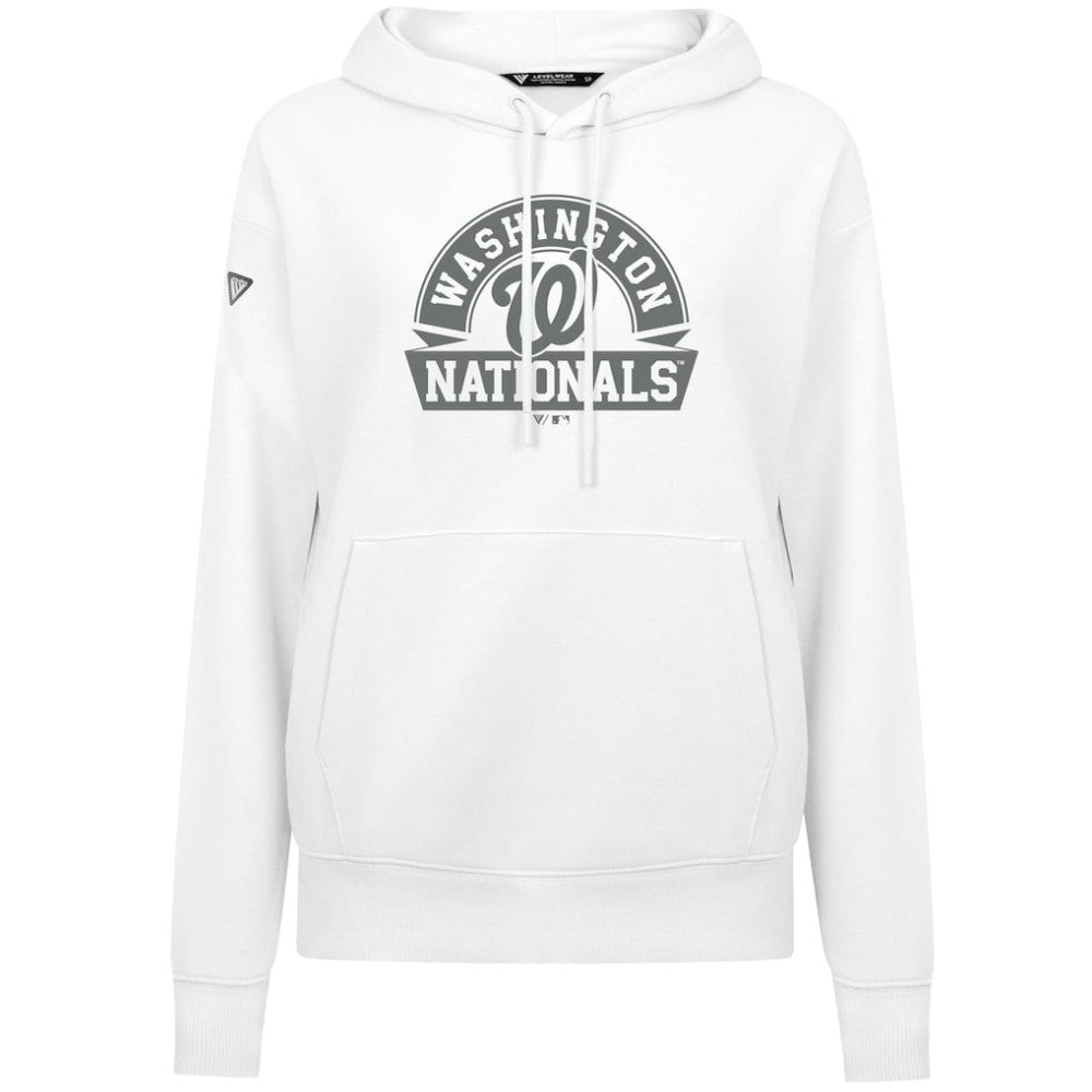 MLB Washington Nationals Levelwear Women's Adorn Banner Arch Hoodie