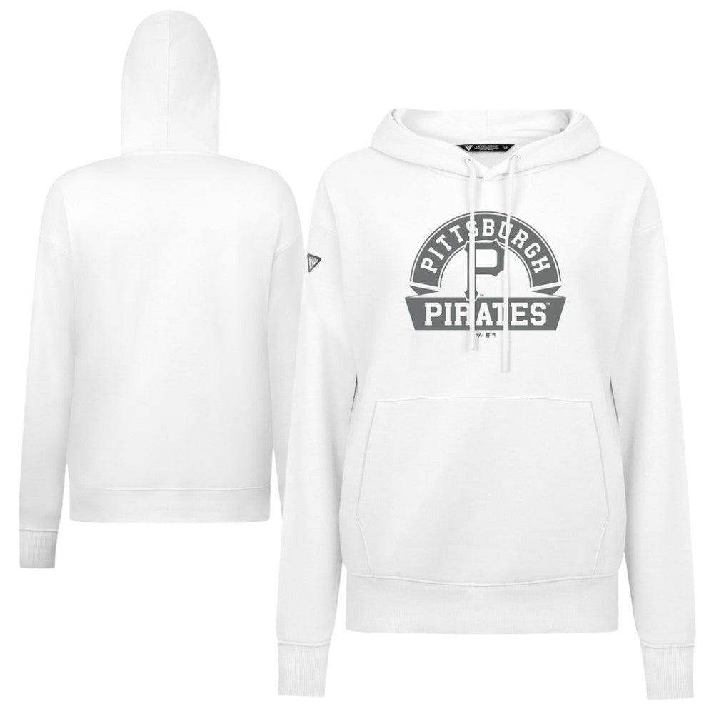 MLB Pittsburgh Pirates Levelwear Women's Adorn Banner Arch Hoodie