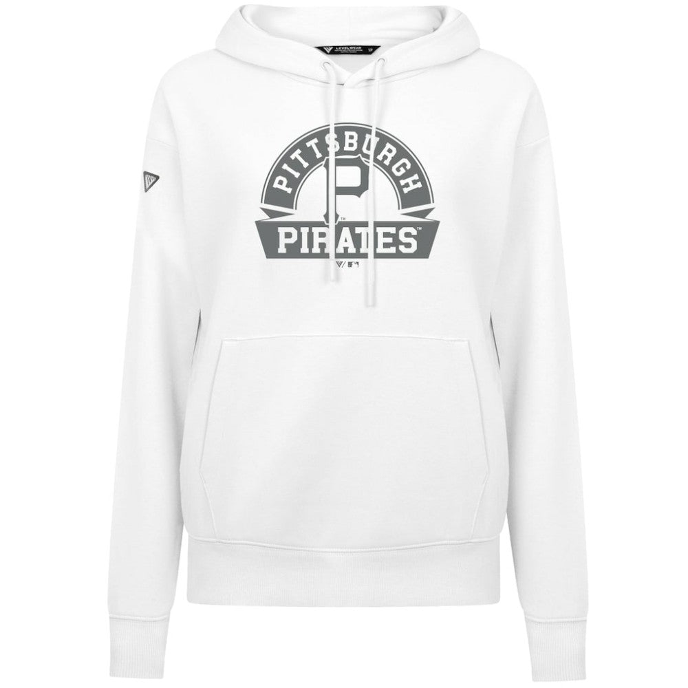 MLB Pittsburgh Pirates Levelwear Women's Adorn Banner Arch Hoodie