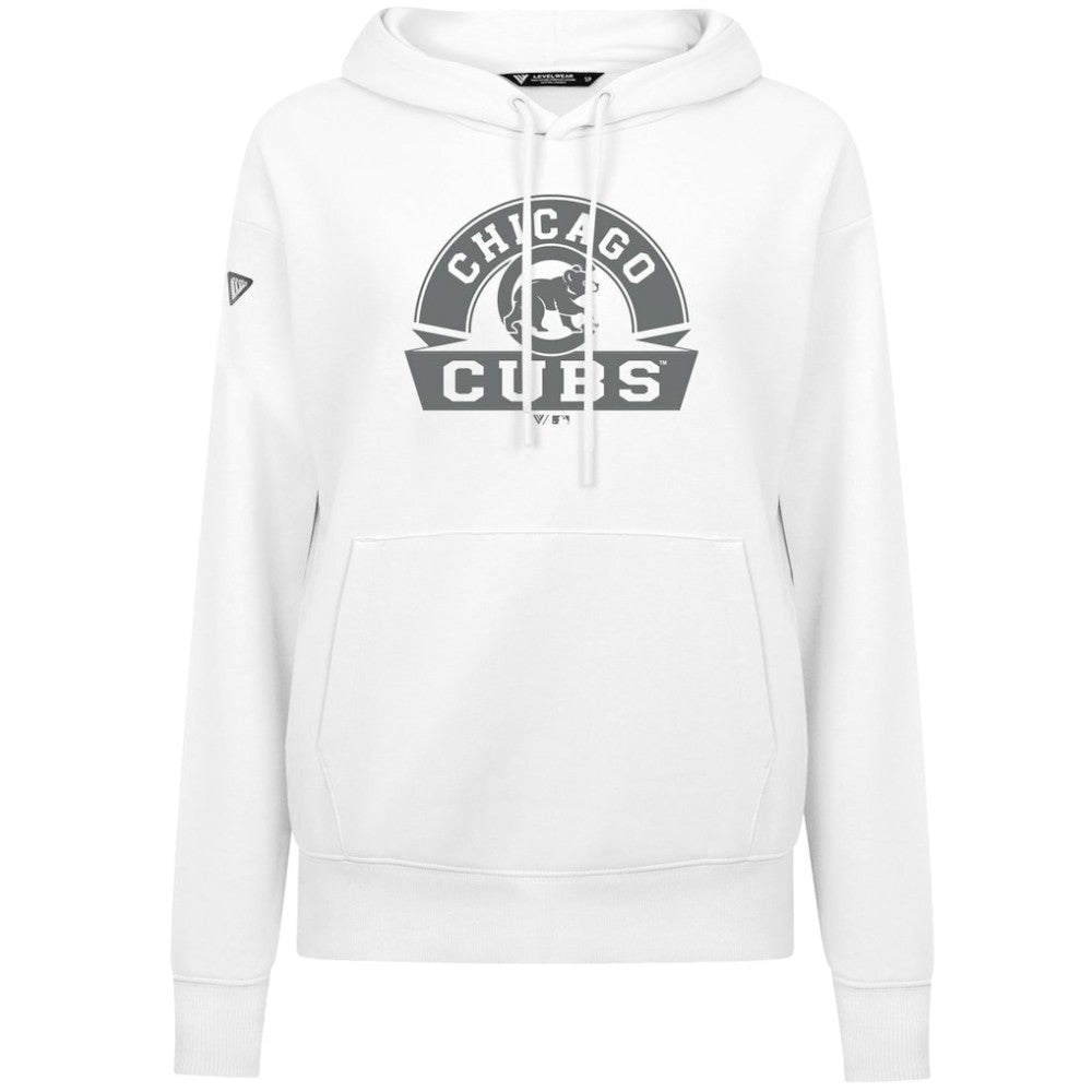 MLB Chicago Cubs Levelwear Women's Adorn Banner Arch Hoodie