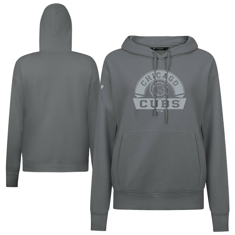 MLB Chicago Cubs Levelwear Women's Adorn Banner Arch Hoodie