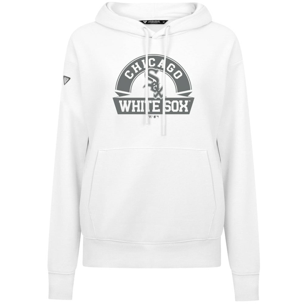 MLB Chicago White Sox Levelwear Women's Adorn Banner Arch Hoodie
