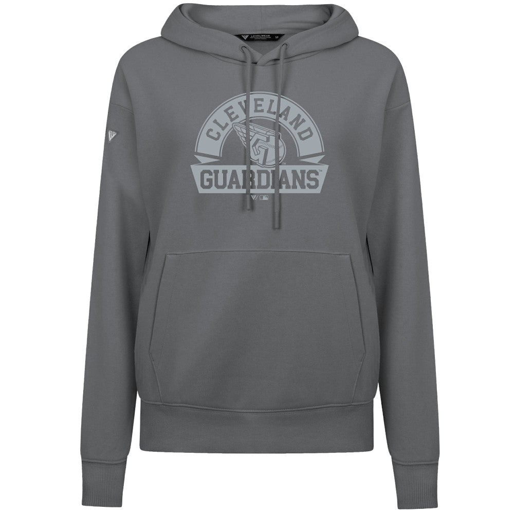 MLB Cleveland Guardians Levelwear Women's Adorn Banner Arch Hoodie