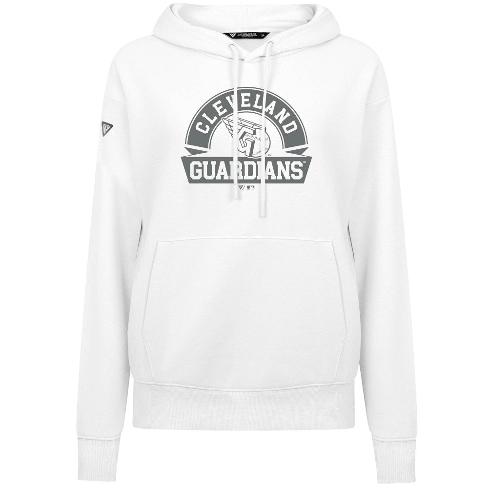 MLB Cleveland Guardians Levelwear Women's Adorn Banner Arch Hoodie